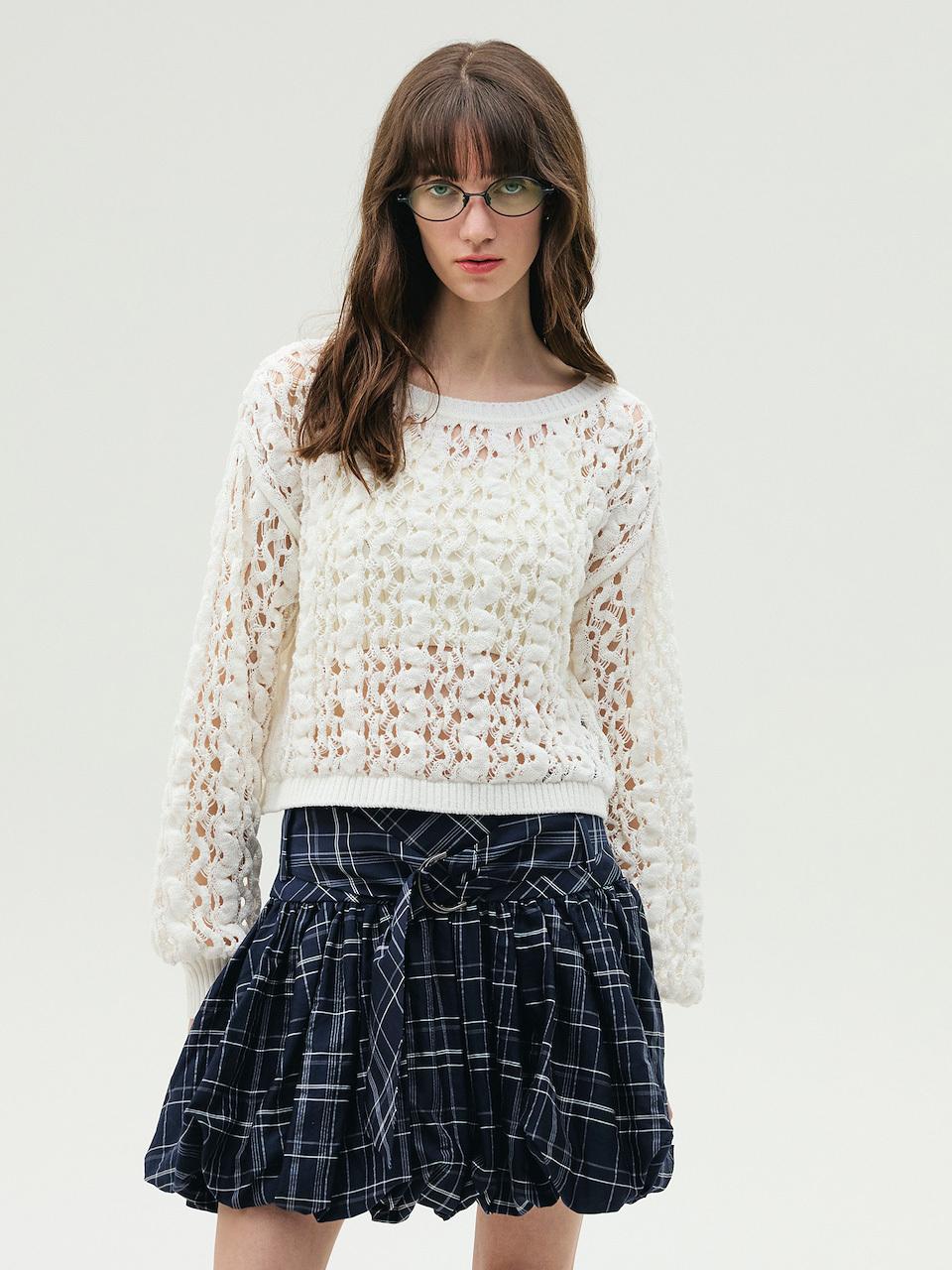 E.B.M (Edition by Michaa) Scasi Knit Pullover Sweater (EMP4KPO030)