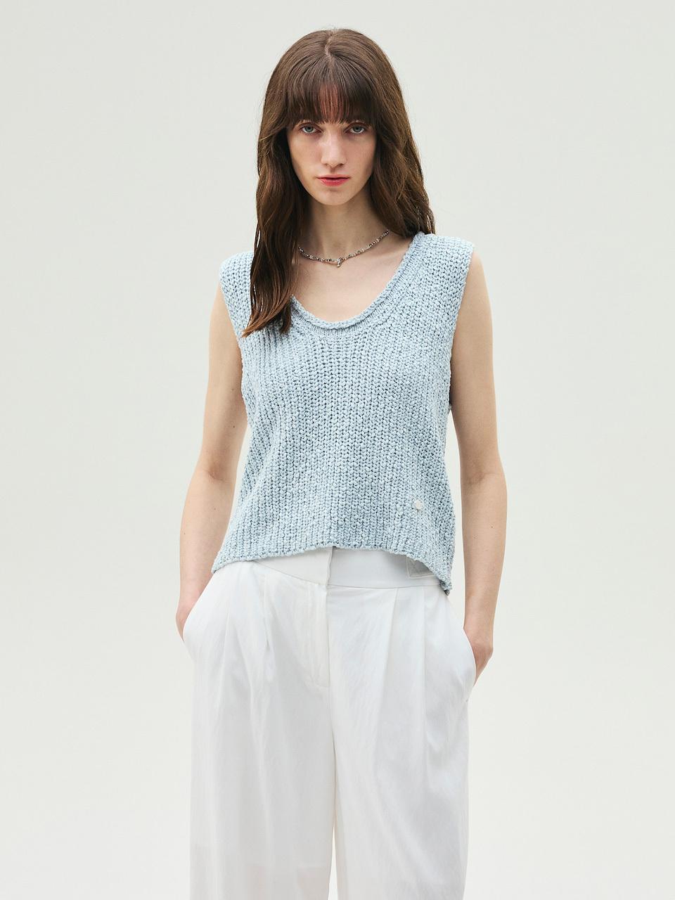 E.B.M (Edition by Michaa) Sleeveless Knit Vest (EMP4KVS210)