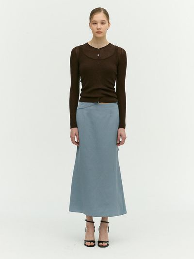 E.B.M (Edition by Michaa) Strap Mermaid Fit Skirt (EMP2WSK020)