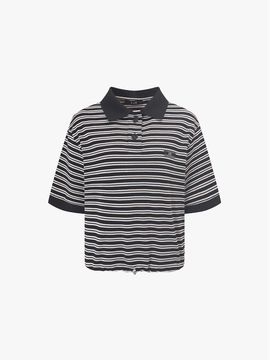 E.B.M (Edition by Michaa) Striped Pique T-Shirt (EMP5WTS100)