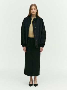 E.B.M (Edition by Michaa) Waistband H-line Skirt (EMP3WSK060)