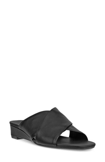 ECCO ECCO Astrid Leather Wedge Mule Sandal