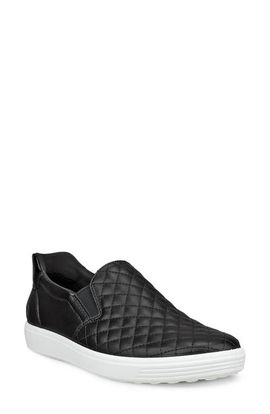 ECCO ECCO Soft 7 Slip-On Quilted Sneaker