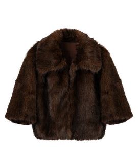 Echo Echo Blair Novelty Faux Fur Jacket