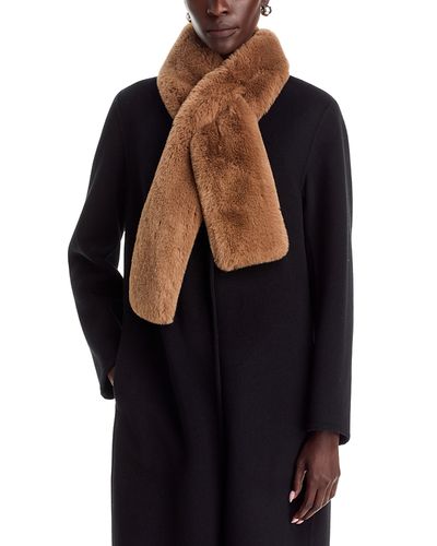 Echo Echo Long Faux Fur Pull Through Scarf