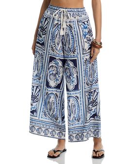Echo Echo Montauk Tile Pants Swim Cover-Up