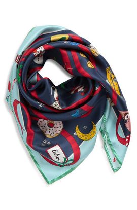 Echo Echo Ornament Collection Silk Square Scarf