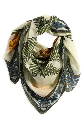 Echo Echo Palma Paradisi Cotton & Silk Square Scarf