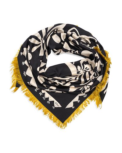 Echo Echo Park Paisley Oversized Silk Scarf