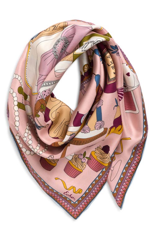 Echo Echo The Banquet Series Square Silk Scarf