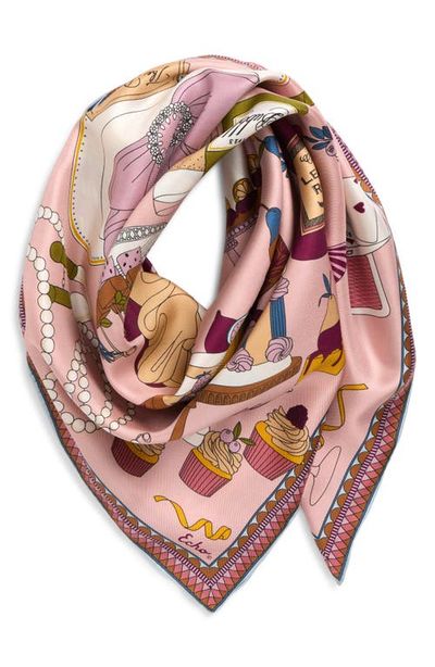 Echo Echo The Banquet Series Square Silk Scarf