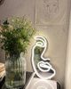 Echo Neon Echo Neon Face Neon Sign in White at Urban Outfitters - 1