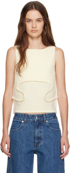 Eckhaus Latta Eckhaus Latta Beige Pallas Tank Top