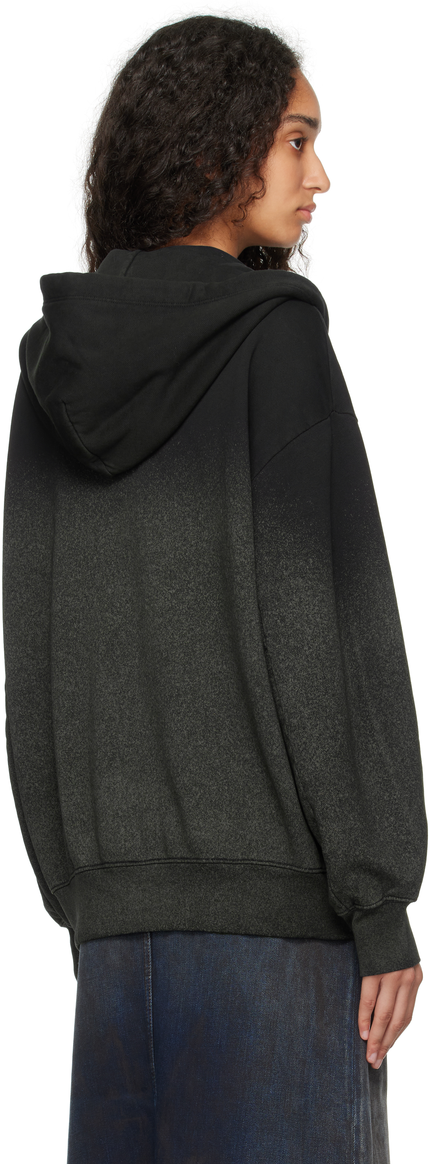 Eckhaus Latta - Black Zip Hoodie