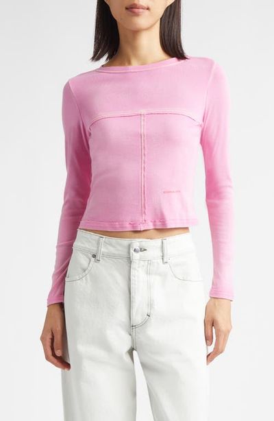 Eckhaus Latta Eckhaus Latta Lapped Long Sleeve Baby T-Shirt