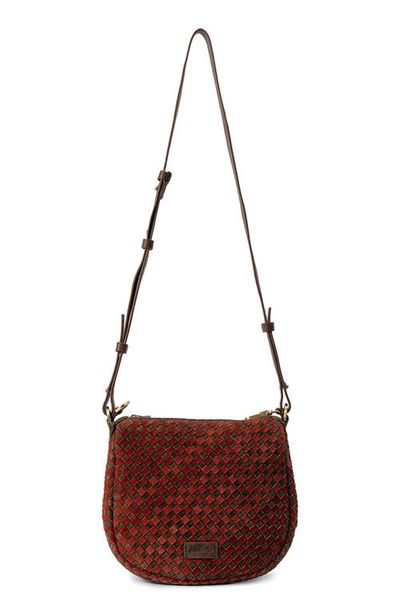 Ecotorie Ecotorie Carrie Woven Suede Crossbody Bag
