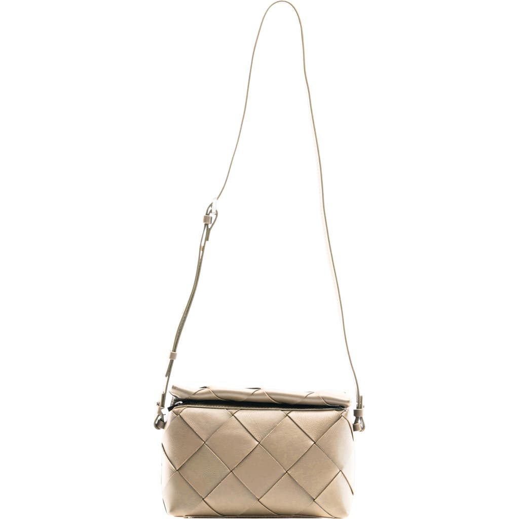 Ecotorie Ecotorie Maude Woven Leather Crossbody Bag