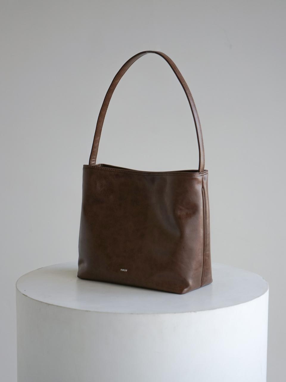 Ecrit FOUR POCKET SHOULDER BAG - BROWN