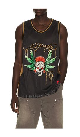 Ed Hardy Ed Hardy By Appointment Only Weed Skull Jersey