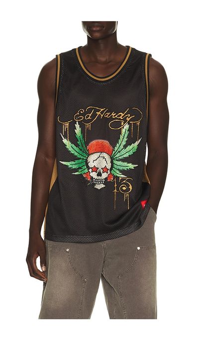 Ed Hardy Ed Hardy By Appointment Only Weed Skull Jersey