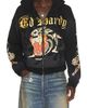 Ed Hardy Ed Hardy Panther Sunfade Boxy Zip Hoodie - 1