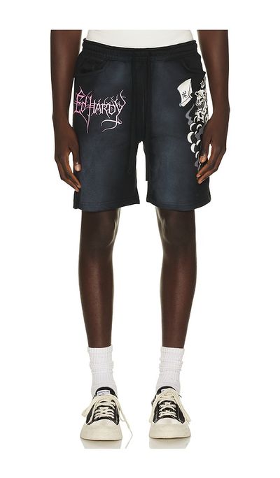 Ed Hardy Ed Hardy Reaper Fleece Short