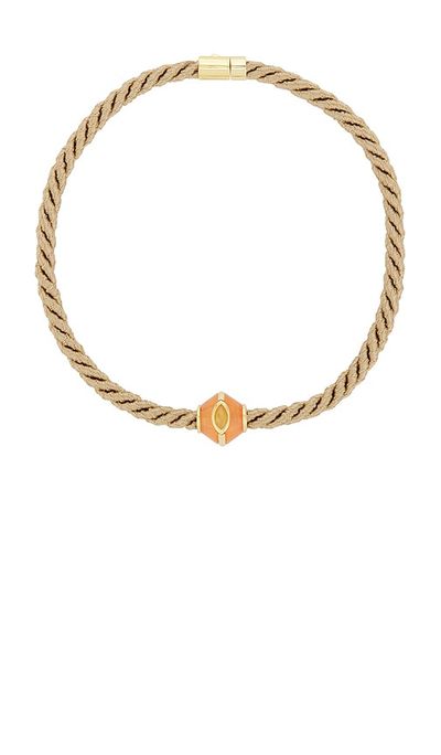 Eddie Borgo Eddie Borgo Marquise Inlaid Honeycomb Pendant