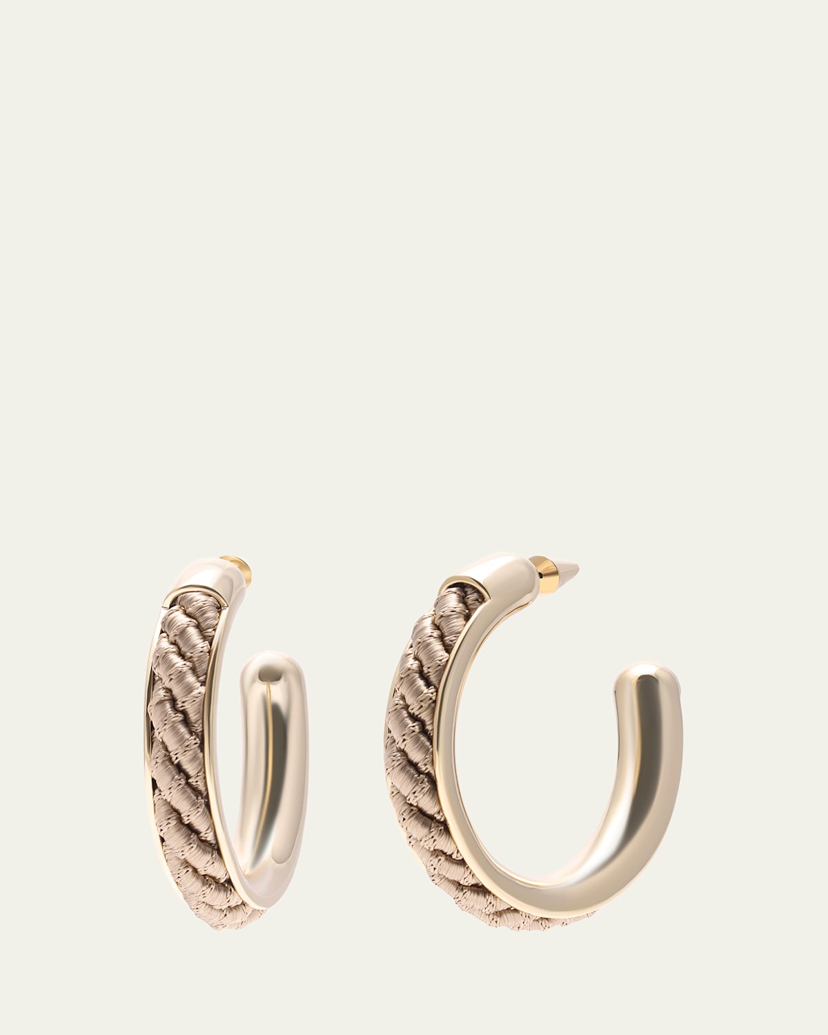 Eddie Borgo Roebling Hoop Earrings