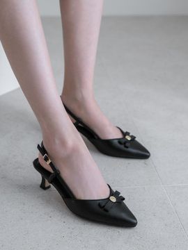 edel9 Orbe Ribbon Slingback 6cm Pumps