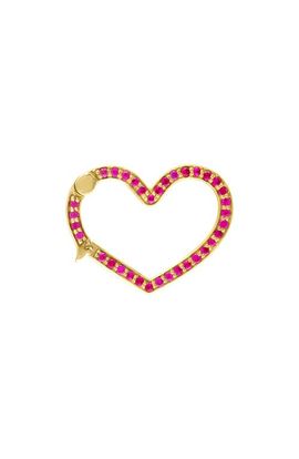 EDEN PRESLEY EDEN PRESLEY Diamond Double-Sided Motif Heart Lock Closure