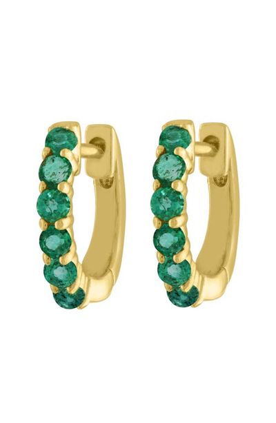 EDEN PRESLEY EDEN PRESLEY Emerald Huggie Hoop Earrings 