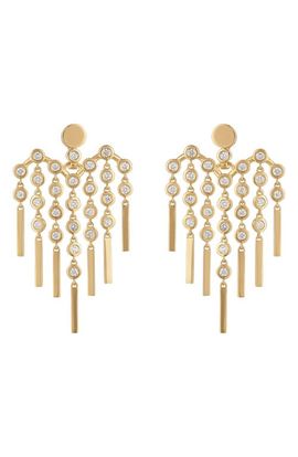 EDEN PRESLEY EDEN PRESLEY Love Fringe Transformer Diamond Drop Earrings