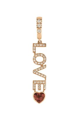 EDEN PRESLEY EDEN PRESLEY One Word Mantra Love Gold Diamond Pendant