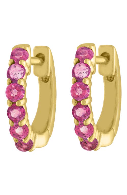 EDEN PRESLEY EDEN PRESLEY Semiprecious Stone Huggie Hoop Earrings