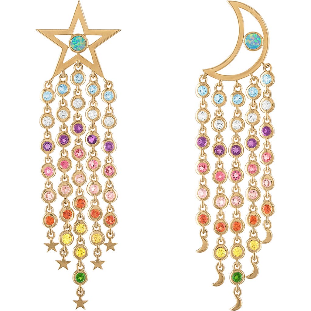 EDEN PRESLEY EDEN PRESLEY Supernova Mismatched Drop Earrings