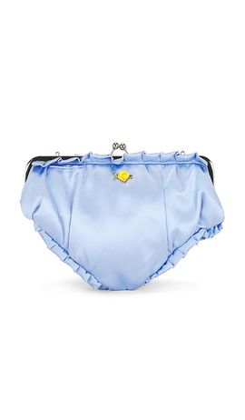 Edie Parker Edie Parker Cheeky Collection Satin Undie Clutch