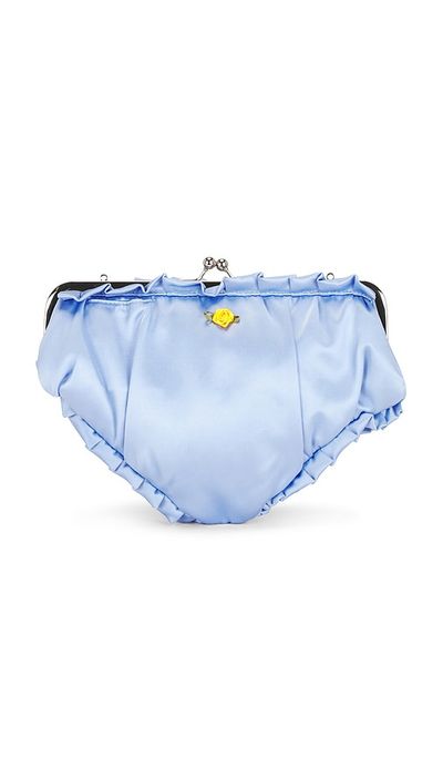Edie Parker Edie Parker Cheeky Collection Satin Undie Clutch