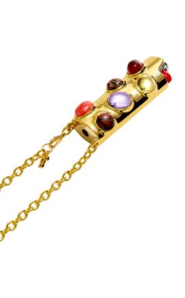 Edie Parker Edie Parker Gemstoned Lighter Case Crossbody Multi