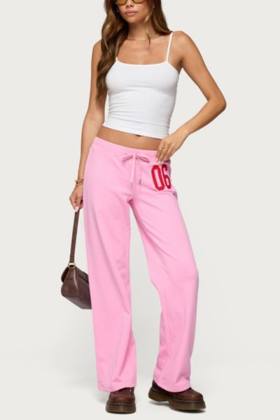 Edikted Edikted 06 Sweatpants in Pink, Women's at Urban Outfitters