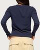 Edikted Edikted 1980 Vintage V Neck Top in Navy, Women's at Urban Outfitters - 5