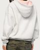 Edikted Edikted 76 Zip Up Hoodie in Light/Gray/Melange, Women's at Urban Outfitters - 5
