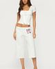 Edikted Edikted 80 Sequin Capri Sweatpants in Light/Gray/Melange, Women's at Urban Outfitters - 2