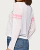 Edikted Edikted 80'S Chic Sheer Long Sleeve Top in White, Women's at Urban Outfitters - 5