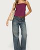 Edikted Edikted Abbe Lacey Tank Top in Burgundy, Women's at Urban Outfitters - 2