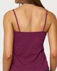 Edikted Edikted Abbe Lacey Tank Top in Burgundy, Women's at Urban Outfitters - 5