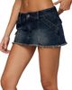 Edikted Edikted Adania Denim Mini Skort - 4