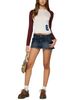 Edikted Edikted Adania Denim Mini Skort - 5