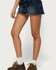 Edikted Edikted Adania Denim Mini Skort in Medium/Blue, Women's at Urban Outfitters - 3