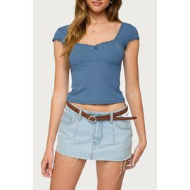 EDIKTED EDIKTED Adela Cap Sleeve Top