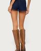 Edikted Edikted Aggie Denim Micro Shorts in Blue, Women's at Urban Outfitters - 4